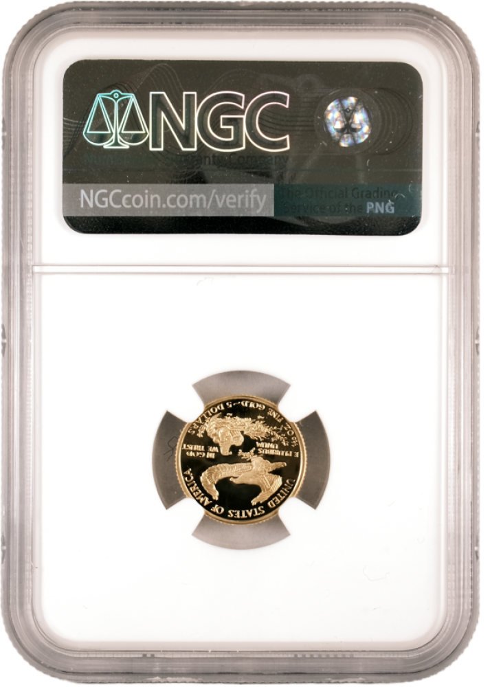 1994 W Gold Eagle $5 PF70UCAM NGC Anna Cabral - Image 2