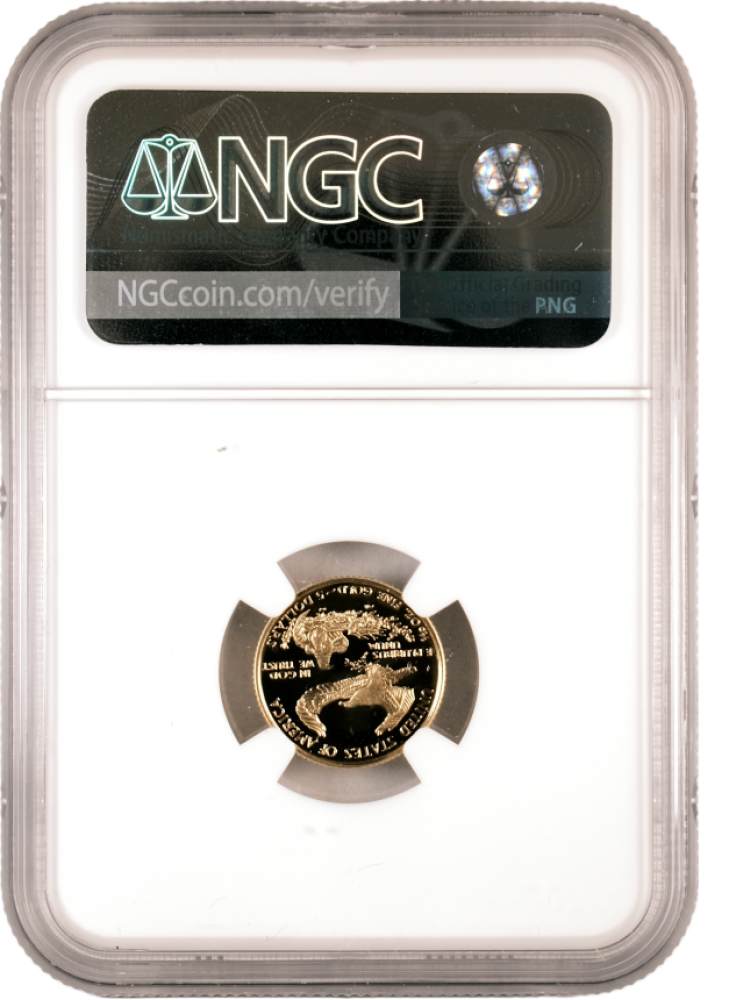 1998 W Gold Eagle $5 PF70UCAM NGC Anna Cabral