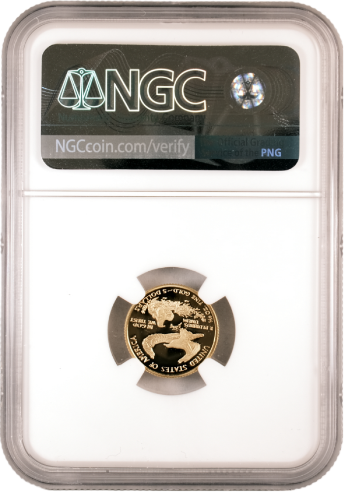 2005 W Gold Eagle $5 PF70UCAM NGC Anna Cabral
