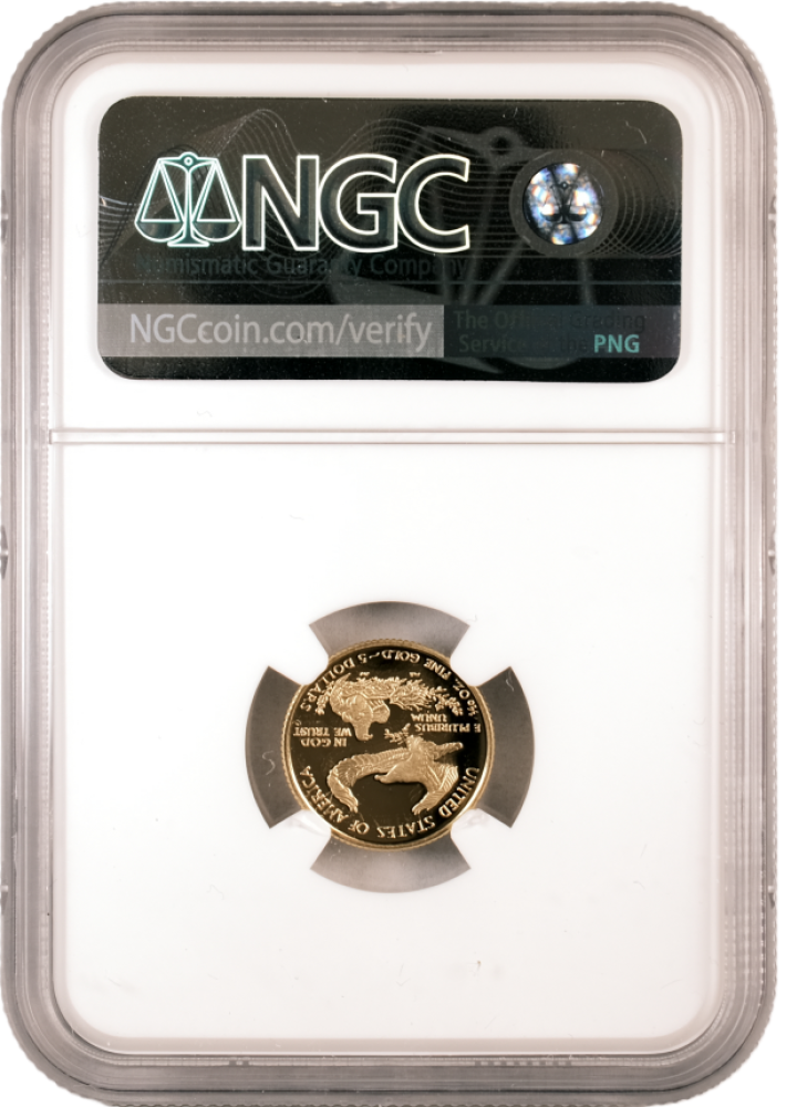 2008 W Gold Eagle $5 PF70UCAM NGC Anna Cabral