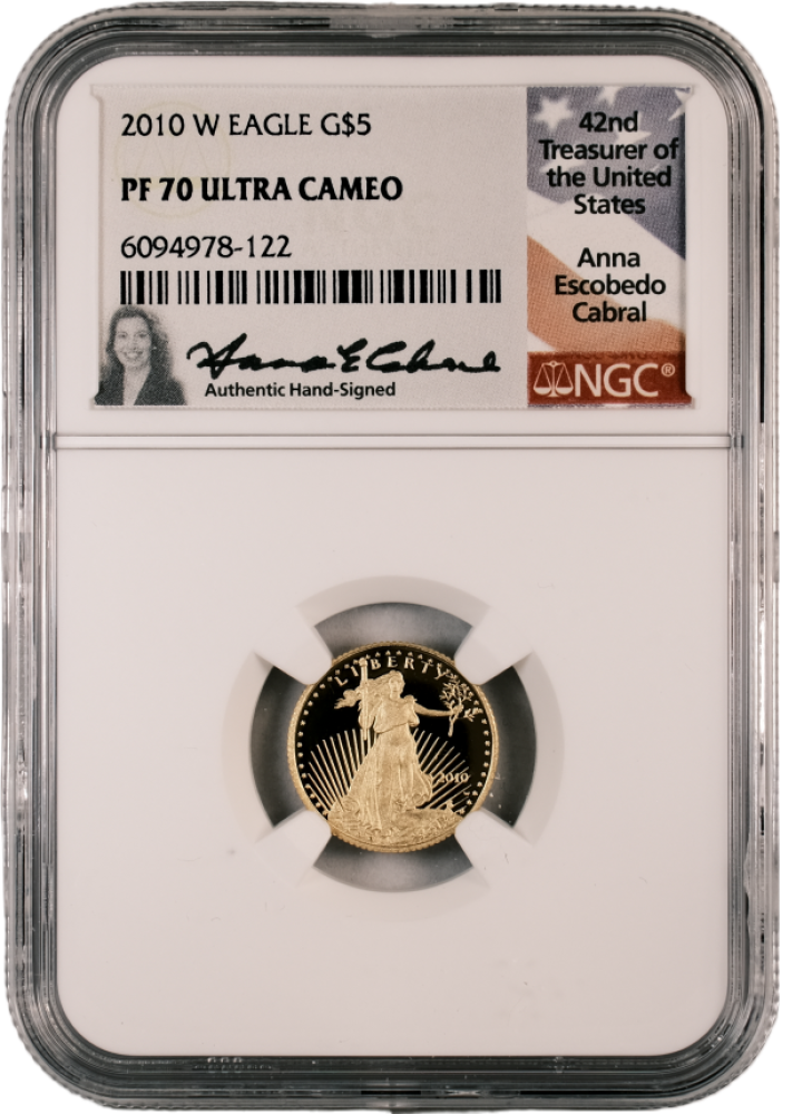 2021 W SILVER EAGLE $1 MS68 NGC - Image 2