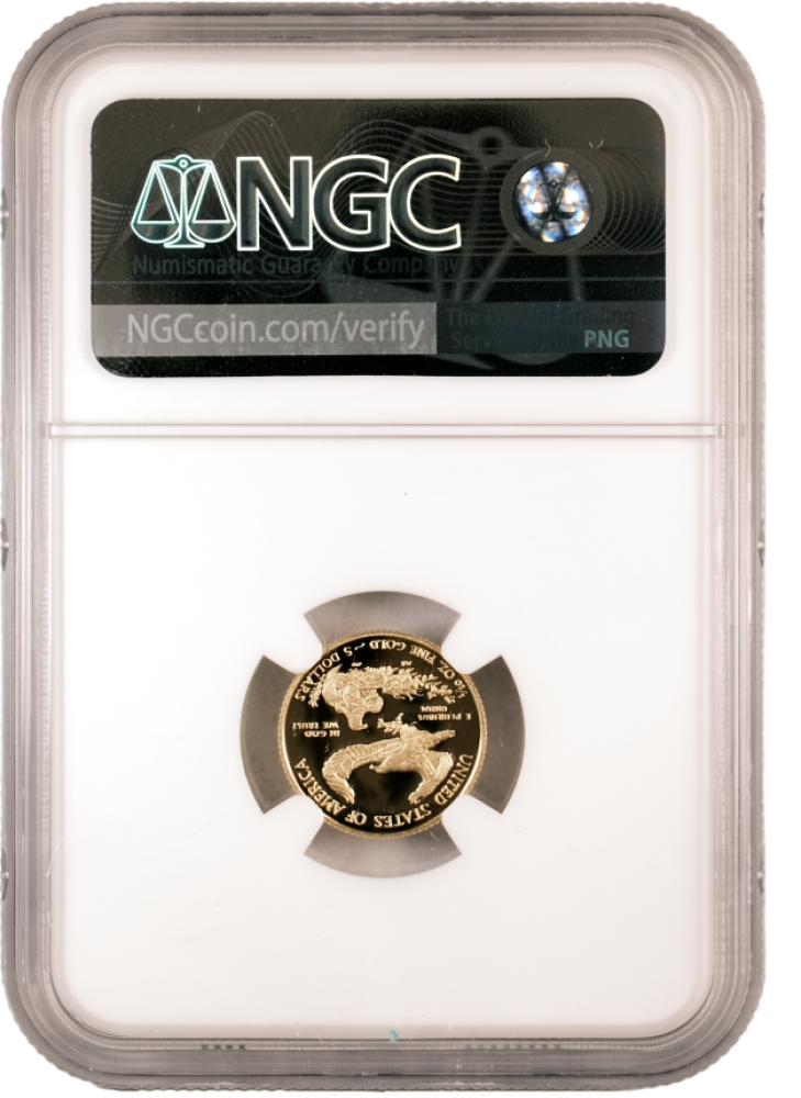 2014 W Gold Eagle $5 PF70UCAM NGC Anna Cabral