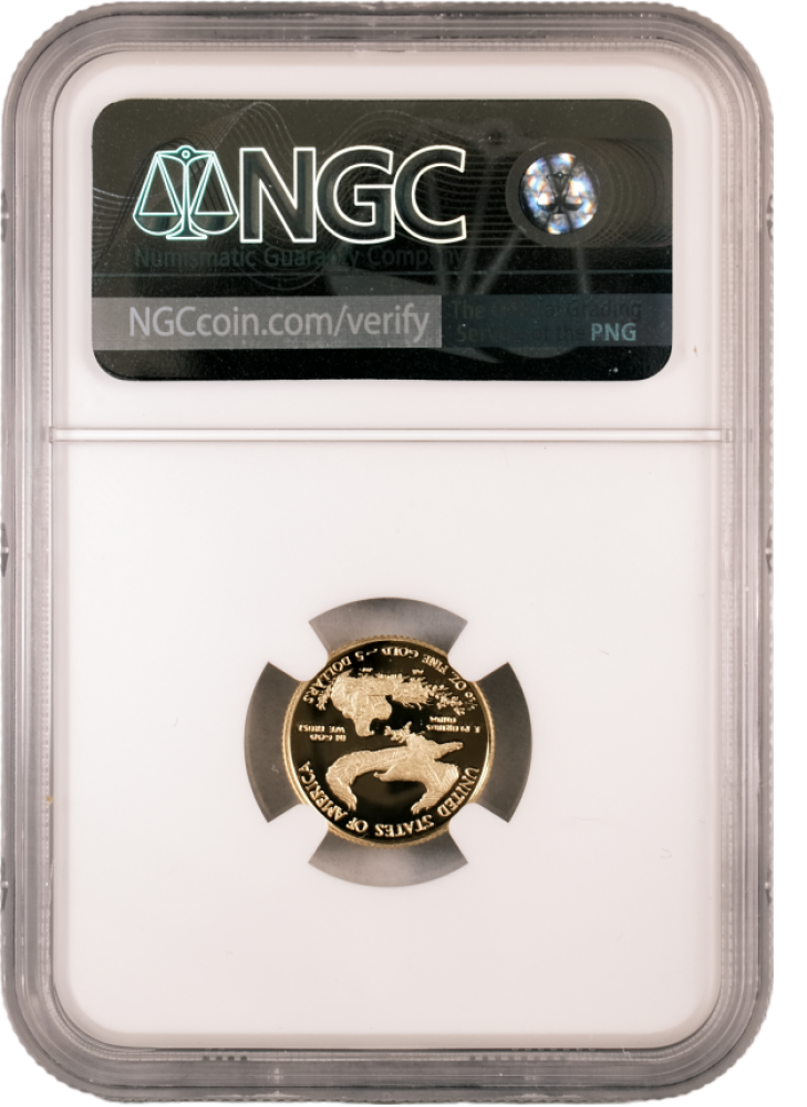 2020 W Gold Eagle $5 PF70UCAM NGC Anna Cabral - Image 2