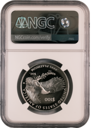 2019 W Platinum Eagle $100 PF70UCAM NGC FDOI Anna Cabral